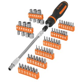 DESARMADOR TIPO MATRACA 58 PIEZAS TRUPER (JDM-58) 18220