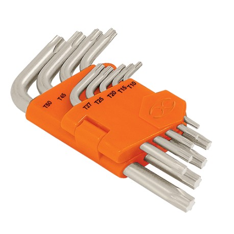 JUEGO DE LLAVES TORX TRUPER 9 PZAS (TORX-9) 15554