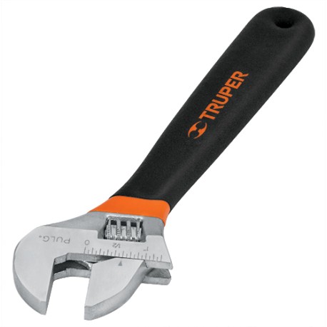 LLAVE AJUSTABLE CON GRIP 10″ TRUPER (PET-10X) 15511