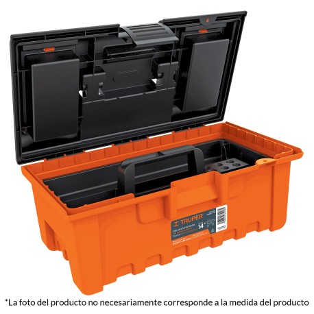 CAJA HERRAMIENTA C/COMPARTIMIENTOS ANCHO 22″ TRUPER (CHA-22NC)