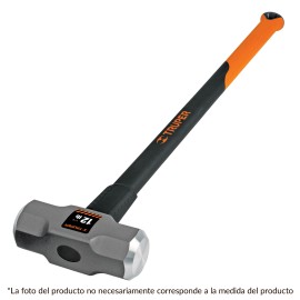 MARRO OCTAGONAL 10 LBS. CON MANGO FIBRA DE VIDRIO TRUPER (MD-10F)