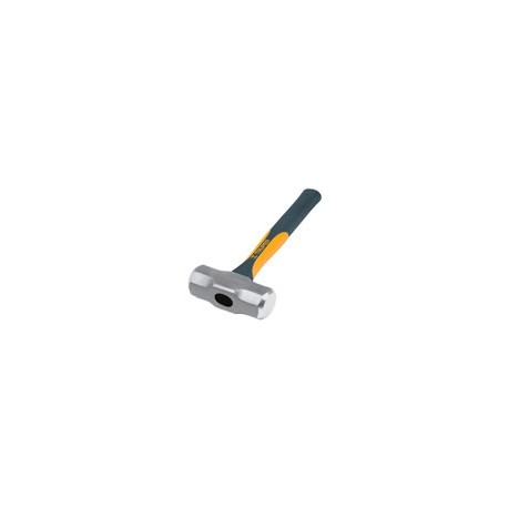 MARRO OCTAGONAL 3 LBS. CON MANGO FIBRA DE VIDRIO TRUPER (MD-3F)