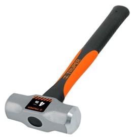 MARRO OCTAGONAL 4 LBS. CON MANGO FIBRA DE VIDRIO TRUPER (MD-4F)
